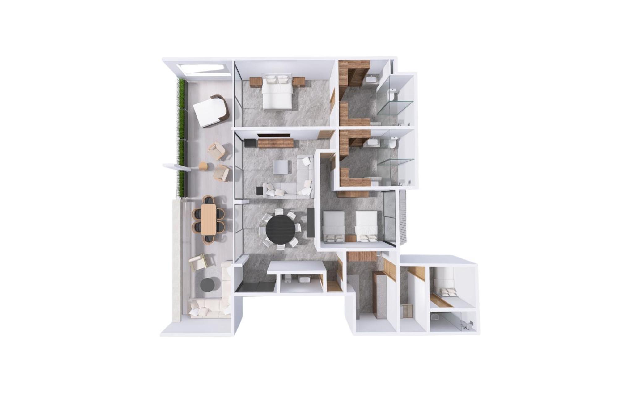 Capitalia - Luxury Apartments - Polanco Moliere Mexikóváros Szoba fotó