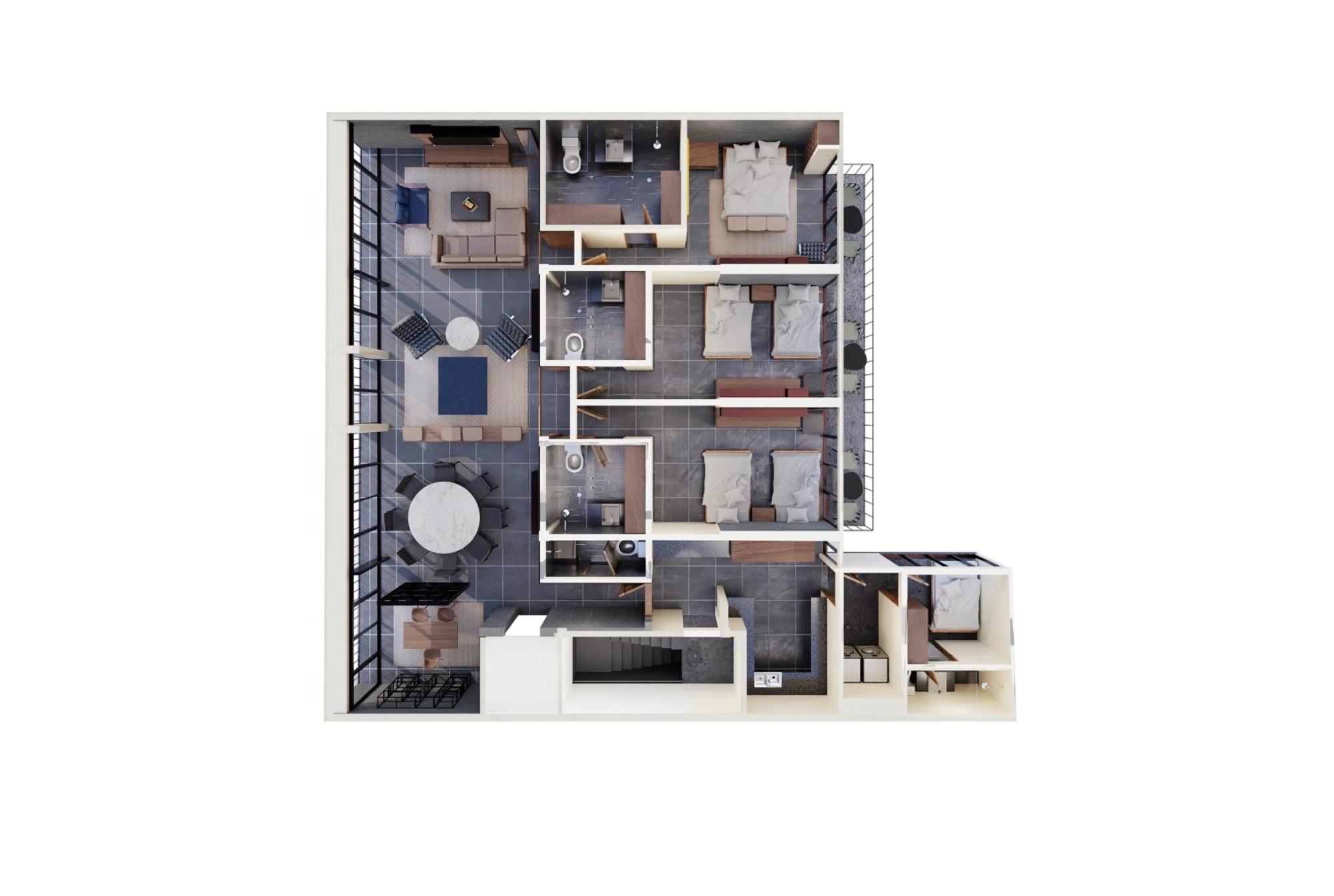 Capitalia - Luxury Apartments - Polanco Moliere Mexikóváros Szoba fotó