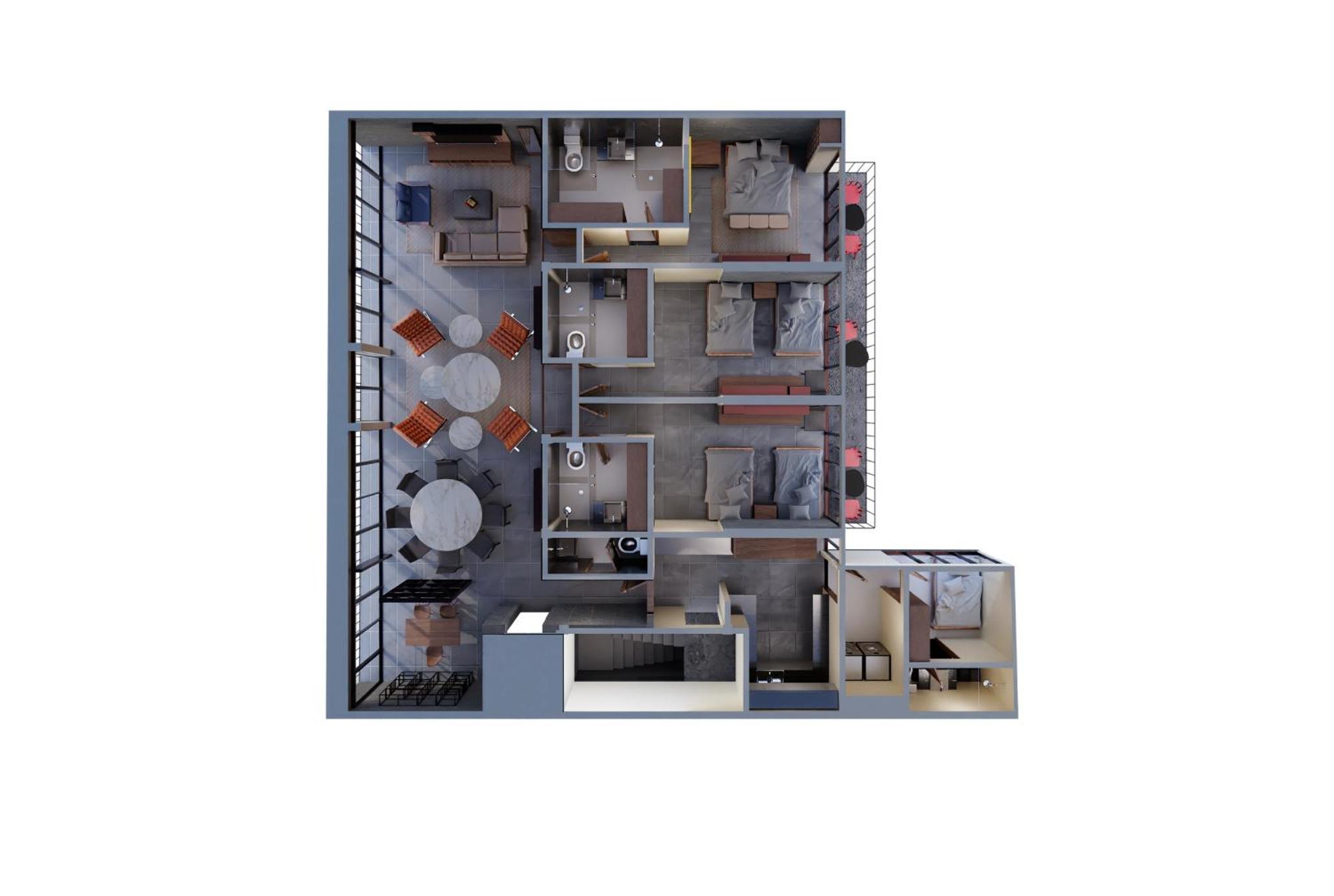 Capitalia - Luxury Apartments - Polanco Moliere Mexikóváros Szoba fotó